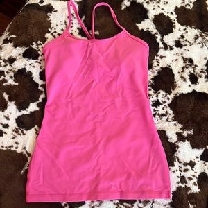 Lululemon Power Y Tank in Pink
